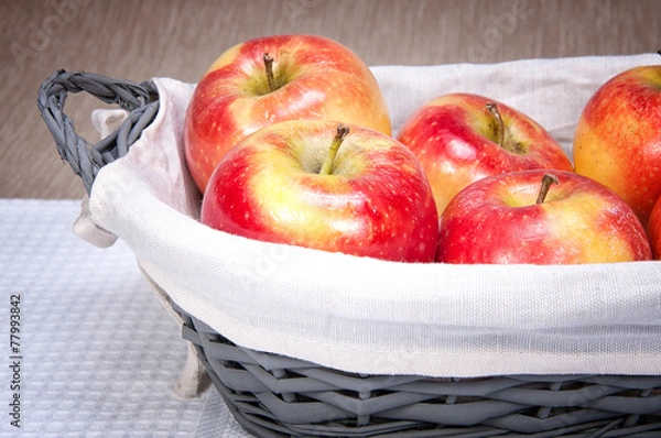 Fototapeta Cesta de manzanas