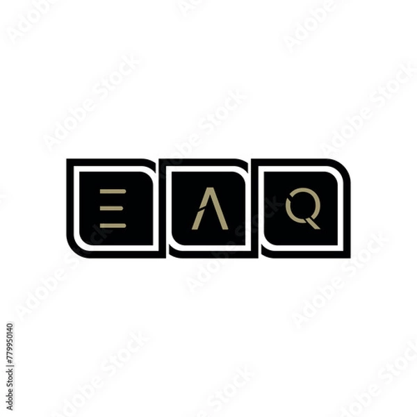 Obraz EAQ Creative logo And Icon Design