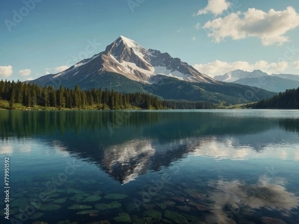 Obraz montain background