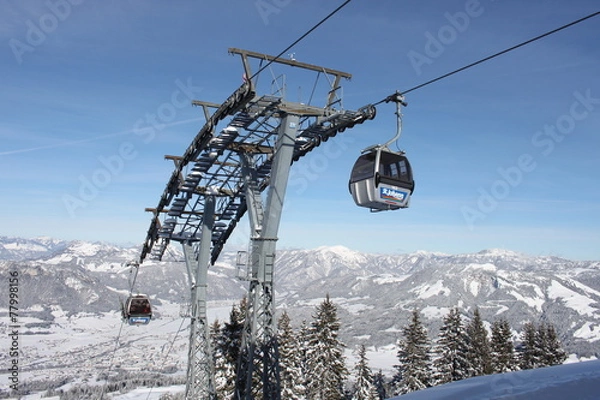 Obraz Harschbichl Seilbahn