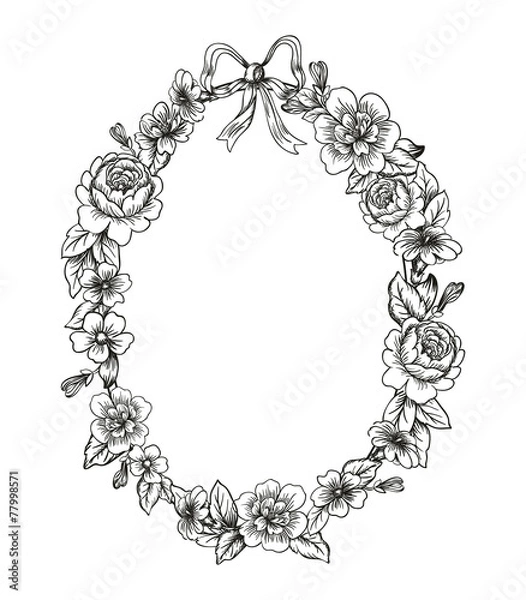 Obraz Floral Frame