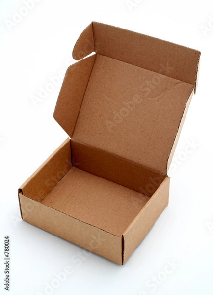 Obraz an open cardboard box