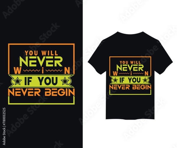 Obraz Typography T Shirt Design,