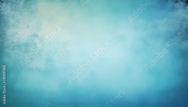 Obraz blue sky grunge, rough abstract background with color gradient texture, and shine brilliant light and glow template gritty noise and grainy space