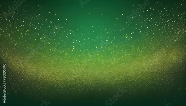 Obraz green gold light, rough abstract background with color gradient, and shine brilliant light and glow template gritty noise 