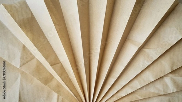 Obraz Paper background with folds generative ai