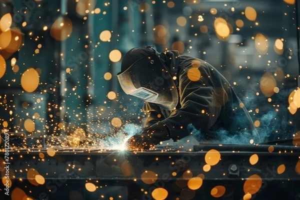 Obraz welding at workshop