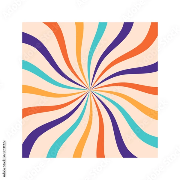 Obraz Retro Psychedelic Pattern