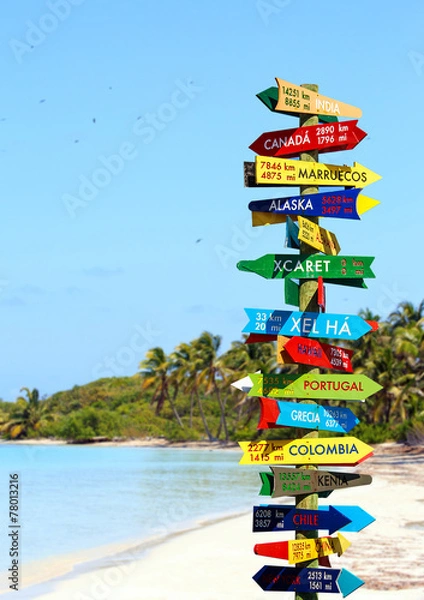 Obraz Funny direction signpost