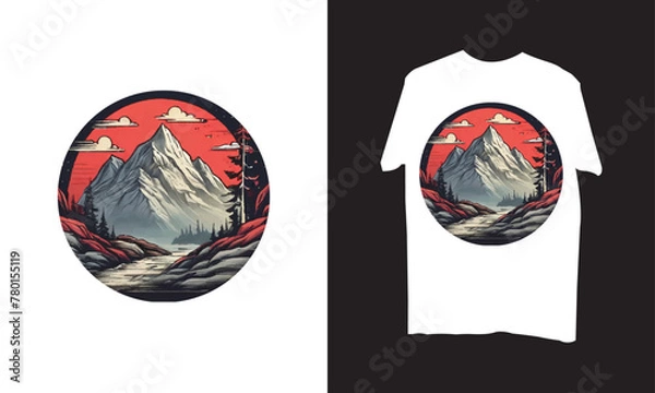 Obraz Between The Mountains And The Tree