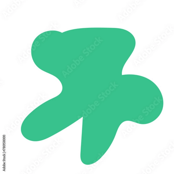 Fototapeta Abstract shapes bright colours vectors