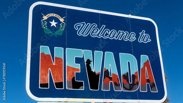 Obraz nevada sign