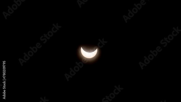 Fototapeta Partial Solar Eclipse
