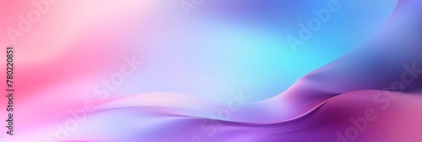 Obraz Colorful pastel blue, pink, and purple gradient background,banner, colorful blur background