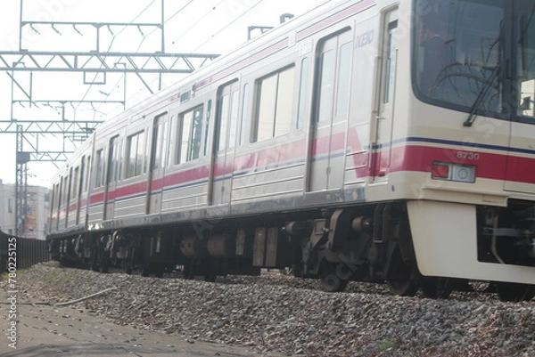 Fototapeta 京王電鉄の電車