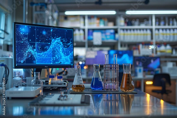 Fototapeta science lab