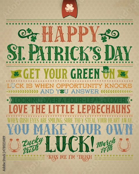 Obraz Happy St.Patrick's day