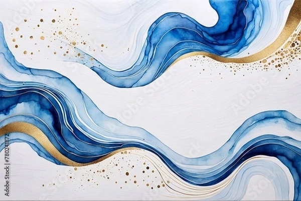 Obraz abstract blue background