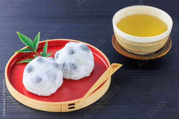 Fototapeta 黒豆大福