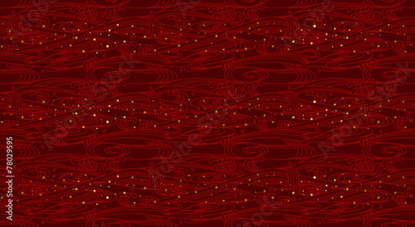 Obraz 波模様(Seamless patterns)