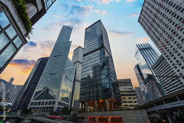 Obraz Hong Kong stree view