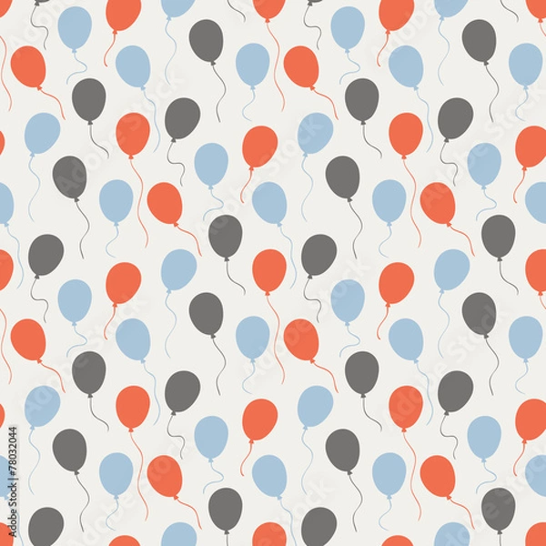 Obraz Festive pattern with balloons