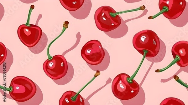 Obraz cherry pattern