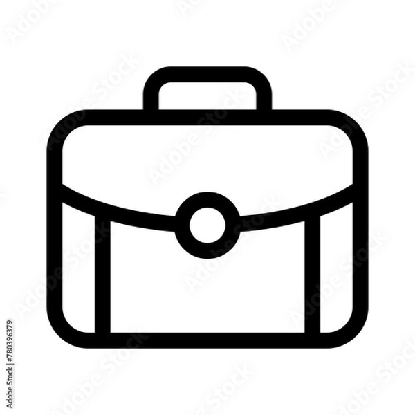 Obraz briefcase icon or logo isolated sign symbol vector illustration - high quality black style vector icons