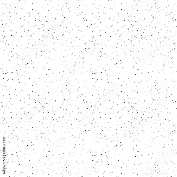 Obraz Subtle halftone vector texture overlay. Monochrome abstract splattered background.	