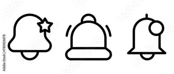 Fototapeta notification icon or logo isolated sign symbol vector illustration - high quality black style vector icons