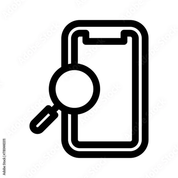 Fototapeta search icon or logo isolated sign symbol vector illustration - high quality black style vector icons
