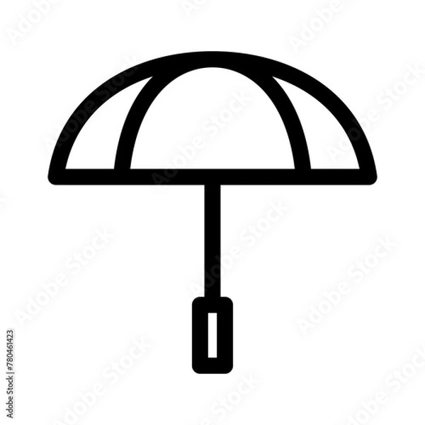 Obraz umbrella icon or logo isolated sign symbol vector illustration - high quality black style vector icons
