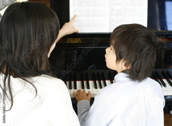 Fototapeta ピアノレッスン
