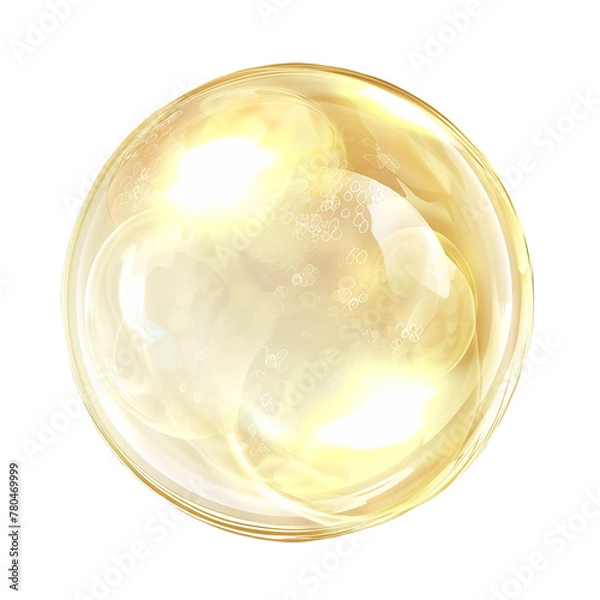 Fototapeta Abstract Spherical Bubble Structure
