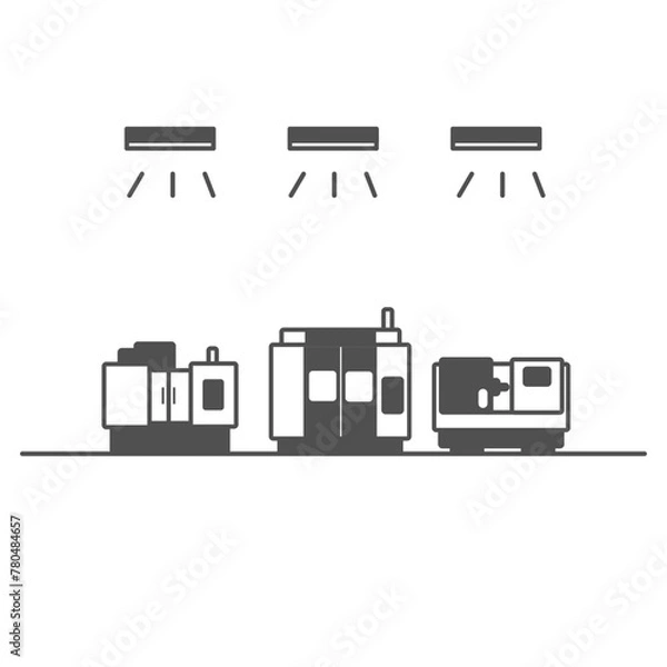 Obraz ライトに照らされたNCマシニング