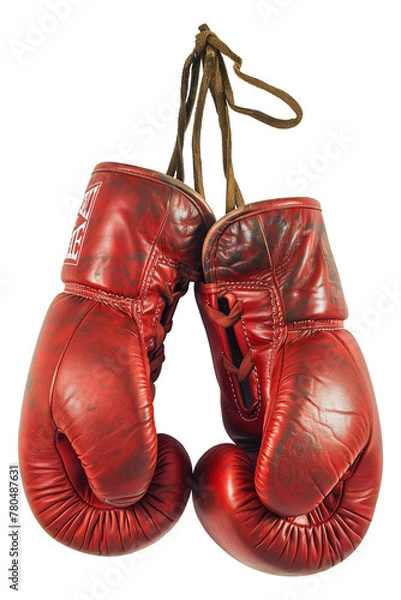 Obraz boxing gloves hanging png