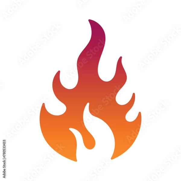 Fototapeta Fire Gradient Flame