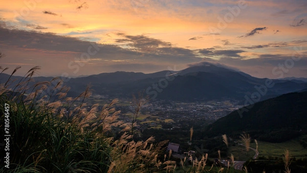 Obraz sunset in the mountains