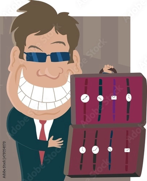 Obraz zegarek sprzedawcy