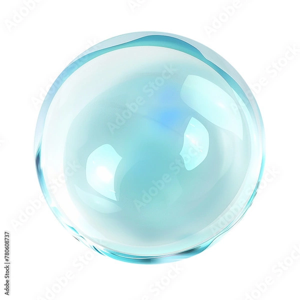 Fototapeta Abstract Spherical Bubble Structure