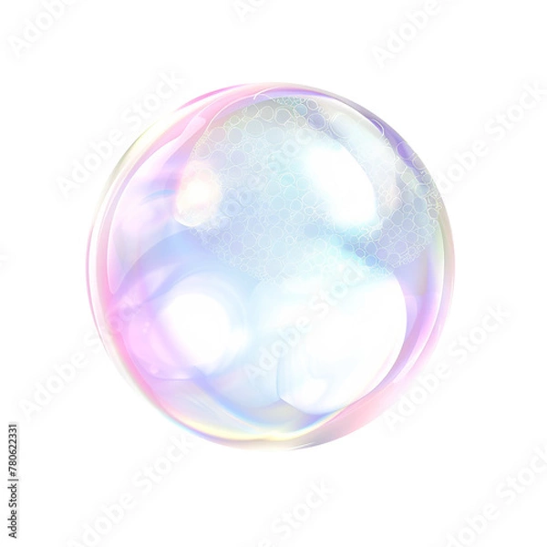 Fototapeta Abstract Spherical Bubble Structure