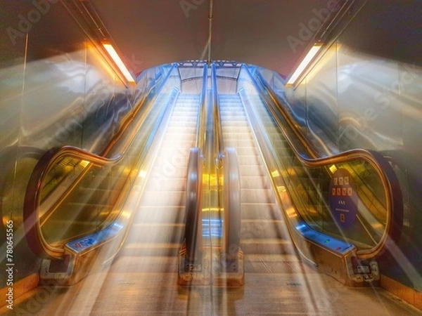 Obraz traffic at night