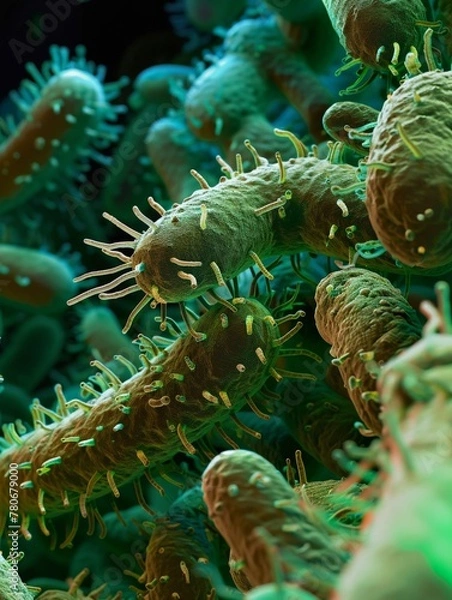 Obraz E coli , professional color grading