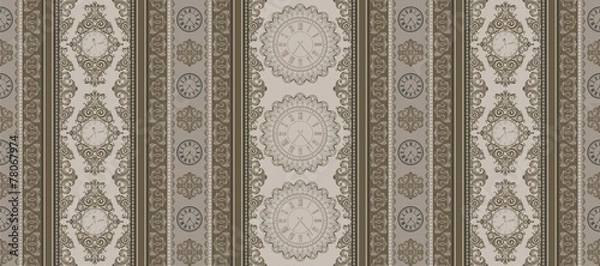 Obraz Papel pintado con relojes