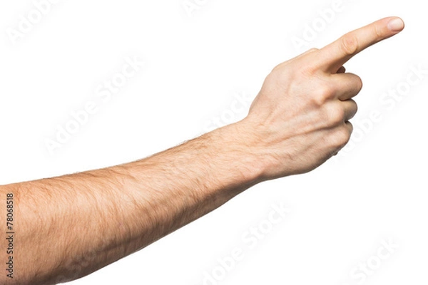 Fototapeta Pointing finger
