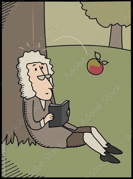Obraz Isaac Newton & Apple