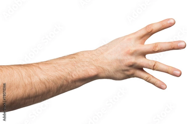 Obraz Counting hand gesture