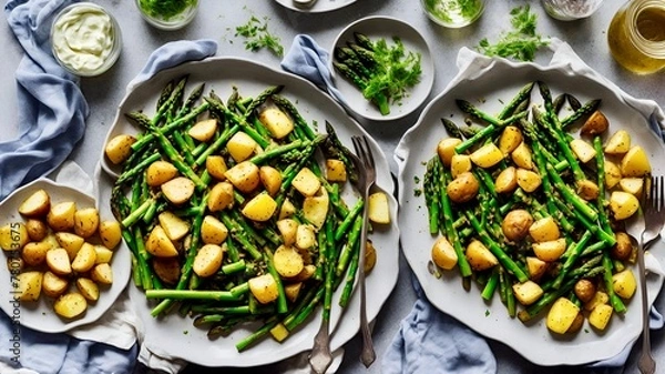 Obraz fish and vegetables