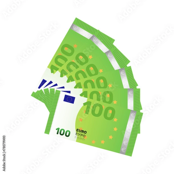 Obraz 100 Euroscheine, 100€