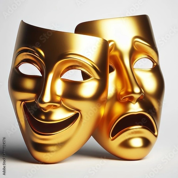 Obraz comedy and tragedy masks